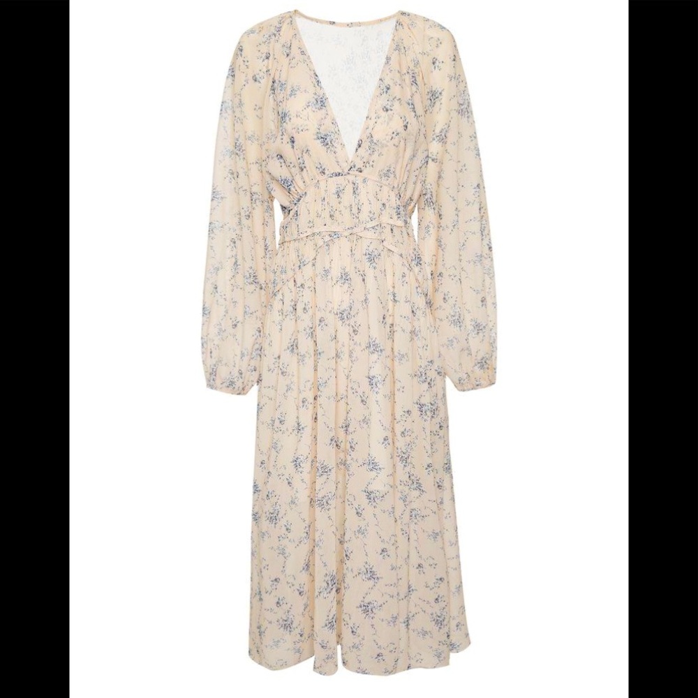 Simonett - Floral Long Sleeve Dress in XS